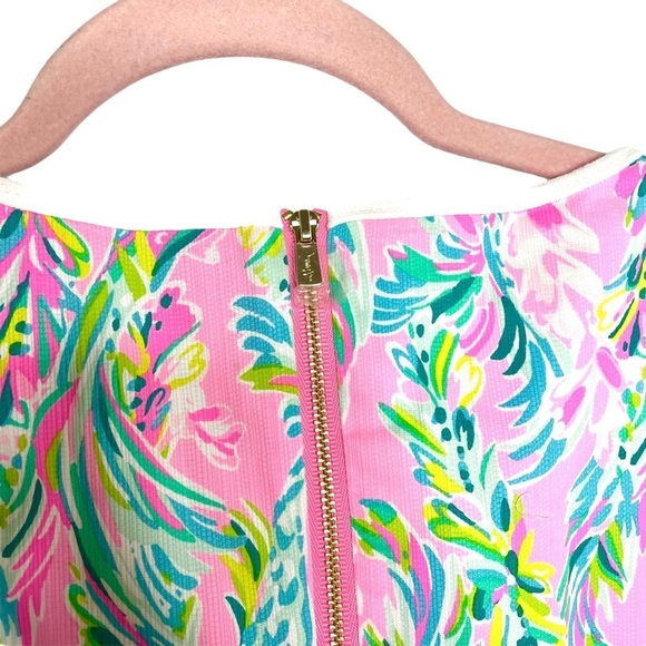 NWT Lilly Pulitzer Gabby Shift Dress - Unicorn of the sea print. Size 6 AU - Picture 5 of 13